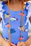 Ruehling Ruffle Bathing Suit: Here Fishy Fishy