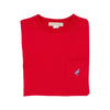 Carter Crewneck: Richmond Red With Park City Periwinkle Stork