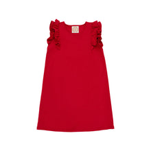  Ruehling Ruffle Dress: Richmond Red