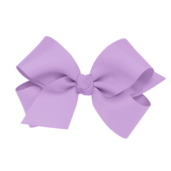 LIGHT ORCHID Medium Classic Grosgrain Hair Bow