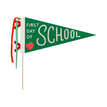  First Day Green Felt Pennant