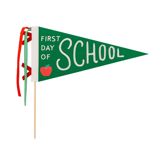 First Day Green Felt Pennant