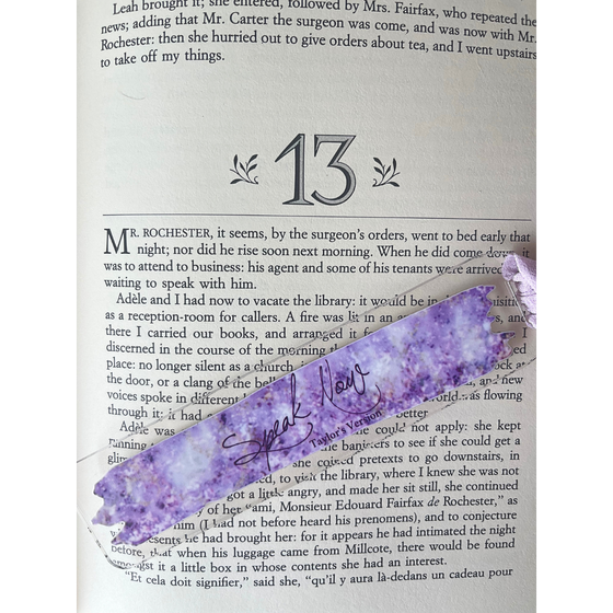 Taylor Swift acrylic bookmark: Lover