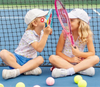 Tennis Baseball Hat: Youth (2-8)