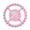 Small Town Girl Happy Teether: Pink