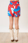 Brushed Prints Shorts: Womens