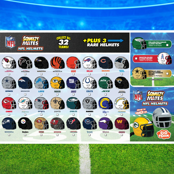 NFL Squeezy Helmet Blind Pack