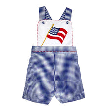  Romper with Flag Applique