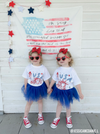 US Watercolor Flag (Fourth of July) Banner: Original 36x26"