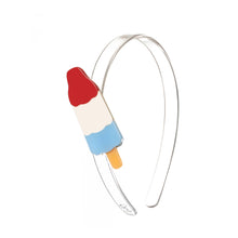  Popsicle Red/Blue Headband