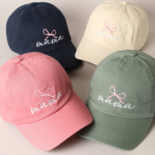  Mama & Bow Embroidered Baseball Cap