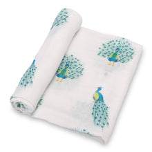  Peacock Swaddle Blanket