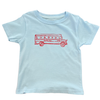 Light Blue School Bus T-Shirt