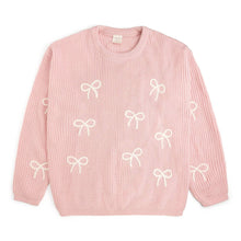  All Over Bows Knit Women's Sweater