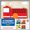 Vehicles- Chunky Wood Puzzles