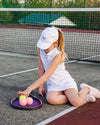 Tennis Bow Baseball Hat: Youth (2-7)