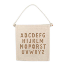  Alphabet (Brown) Canvas Hang Sign