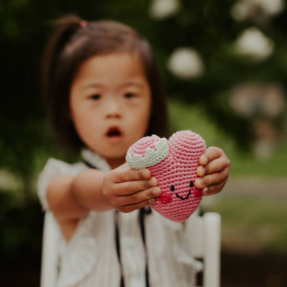 Plush Heart Rattle