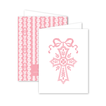  Neoclassic Cross Pink Card