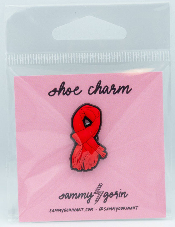 Taylor Swift- Red Scarf Shoe Charm
