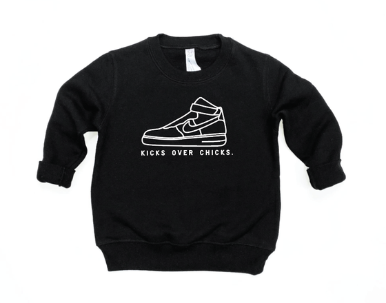 Kicks Over Chicks Pullover