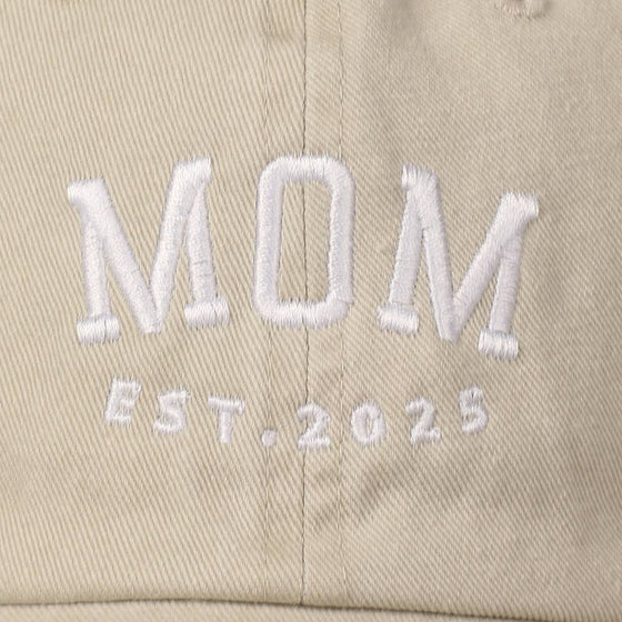 MOM EST.2025 Baseball Cap