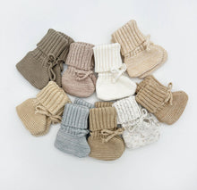  Garter Booties: Rice