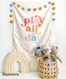  Play All Day Banner: Original: 26x36"