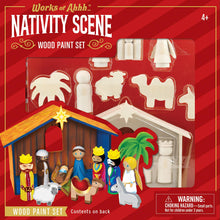  Nativity Scene Wood Paint Set