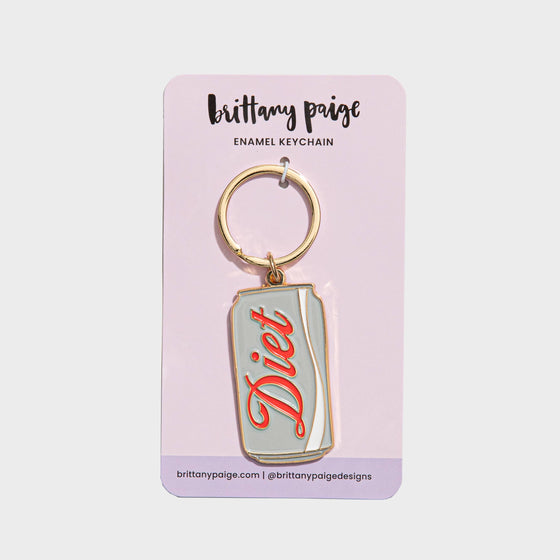 Diet Soda Keychain