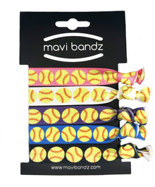  Softball Hair Ties