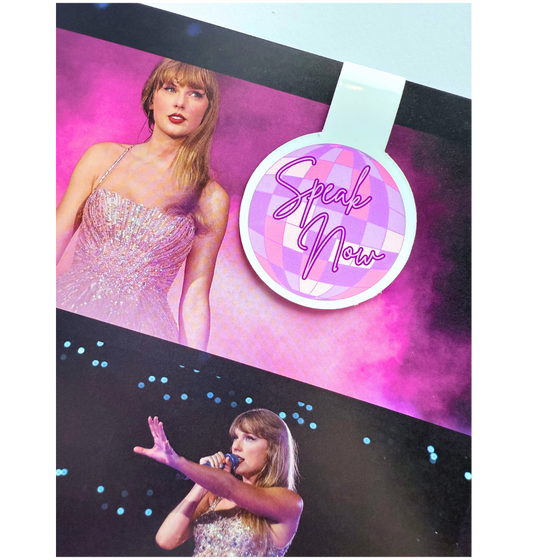 Speak Now disco Taylor Swift inspired Magnetic Bookmark
