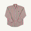 Dean's List Dress Shirt: Richmond Red & Kiawah Kelly Green Gingham