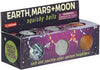 Earth Moon and Mars Balls