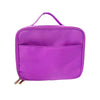 Nylon Lunch Bag Box: Purple