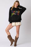 'Hocus Pocus' Embroidered  Sweater