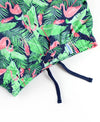 Flamingo Frenzy Swim Trunks