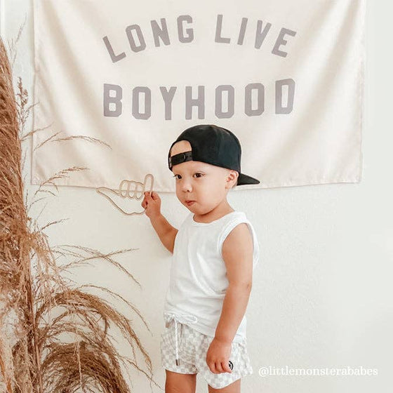 Long Live Boyhood Banner: Original: 26x36"