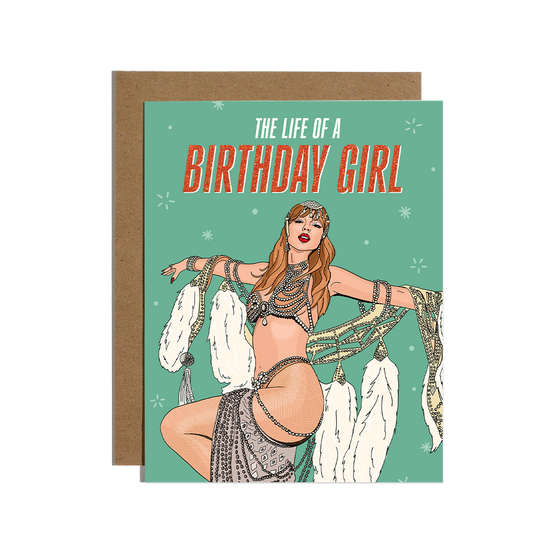 The Life of A Birthday Girl Card