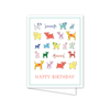 Puppy Party Birthday Card