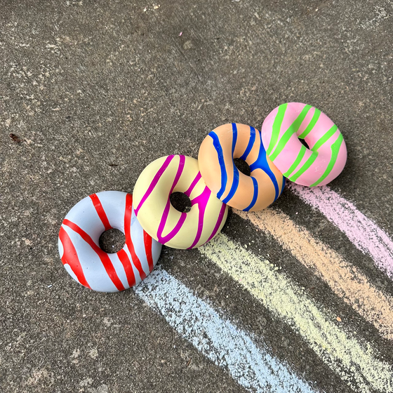 Assorted Donuts Handmade Sidewalk Chalk