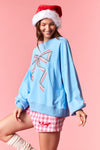 Gingham Bow Sweatshirt