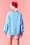 Gingham Bow Sweatshirt
