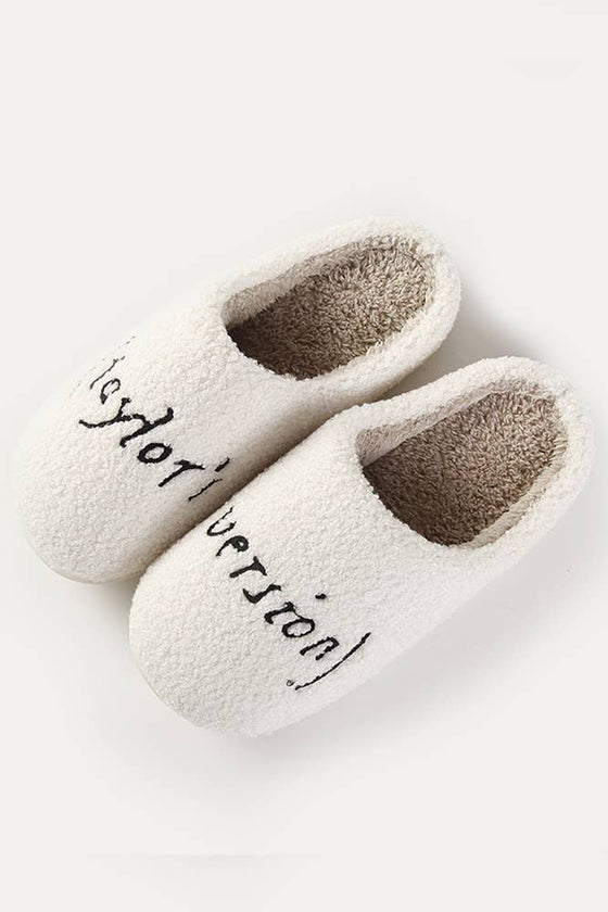 Taylor's Version Plush Slippers
