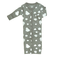  Babysoy Pattern Print Snaps Gown