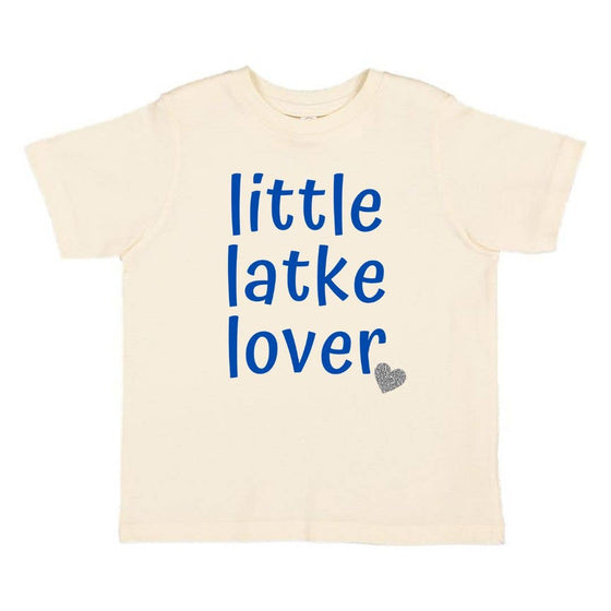 Little Latke Lover Hanukkah Short Sleeve T-Shirt