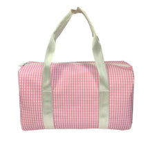  Mini Duffle bag- gingham pink