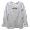 JMU Dukes Embroidered White Long Sleeve Shirt