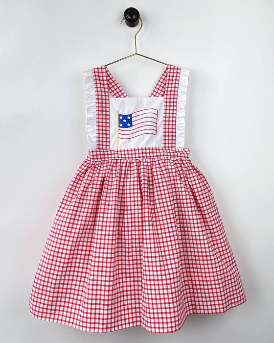 Flag Embroidered Dress