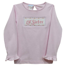  Lil Sister Smocked Long Sleeve Shirt